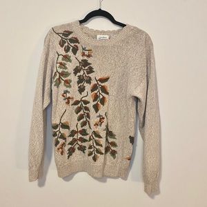 Vintage Northern Treasures Fall Leaves Sweater